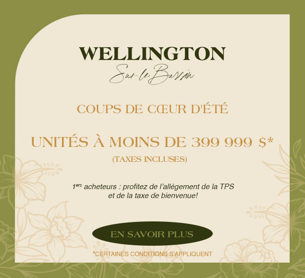 Coups de coeur - Unités à moins de 399 999$*